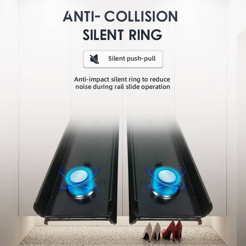 ANTI- COLLISION SILENT RING drawer slides